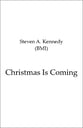 Christmas Is Coming SSAA choral sheet music cover